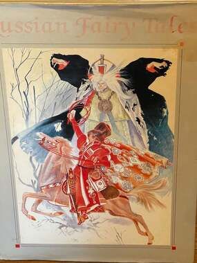 1987 Russian Fairy Tales Illustrated by Benvenuti Translated by Marie Ponsot